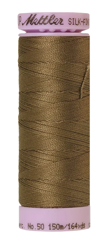 Mettler Silk-finish 50wt Solid Cotton Thread 164yd/150m Amygdala