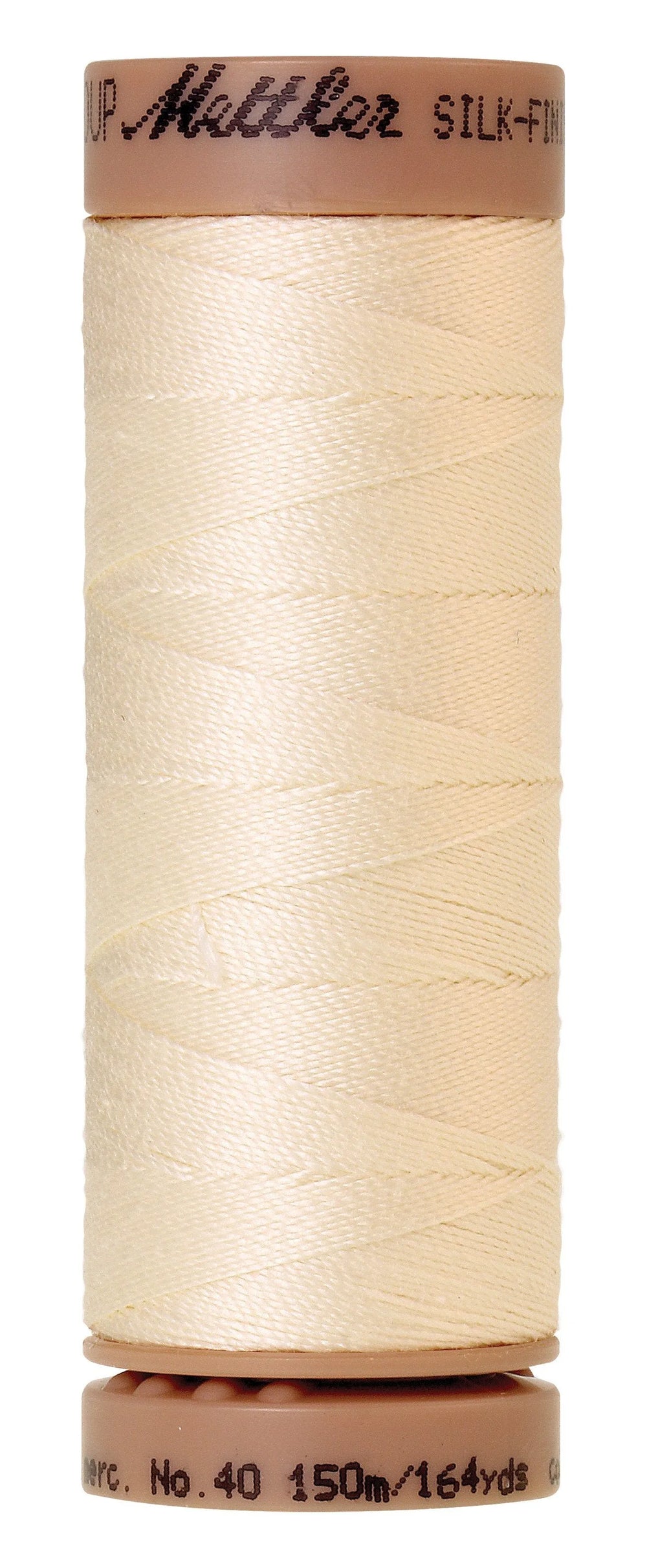 Mettler Silk-Finish 40wt Fil de Coton Uni 164 vg/150 M Muslin