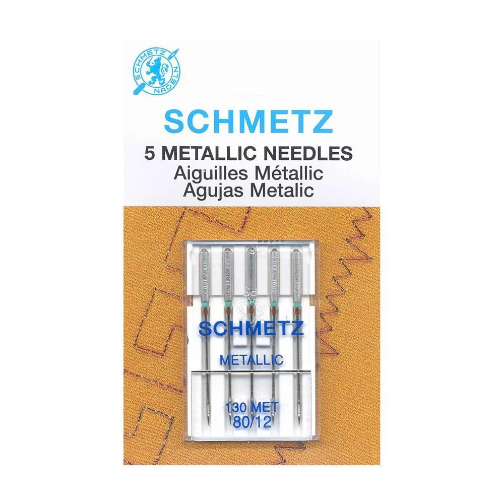 Aiguilles Métalliques SCHMETZ #1743 - 80/12 - 5 pièces