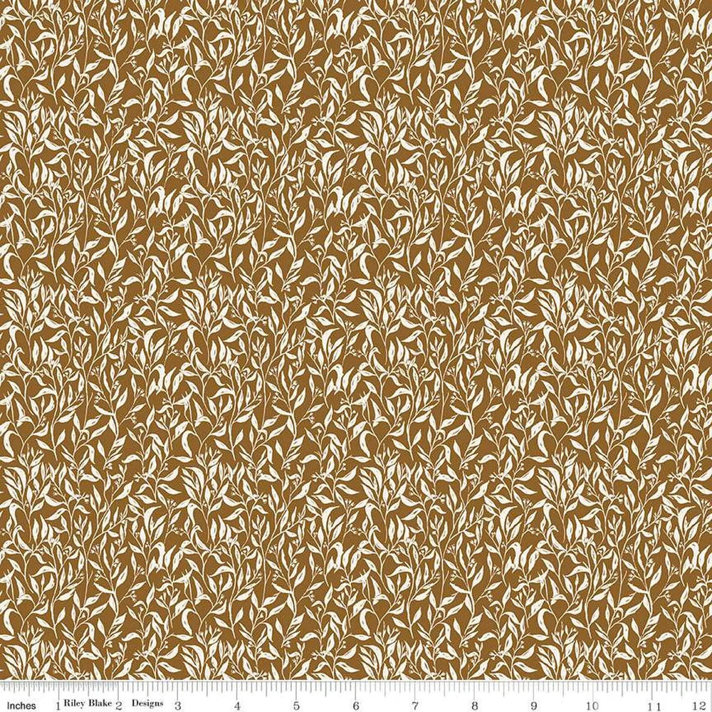 Riley Blake - Let's Wander - Leaflets Brown - C16884-BROWN