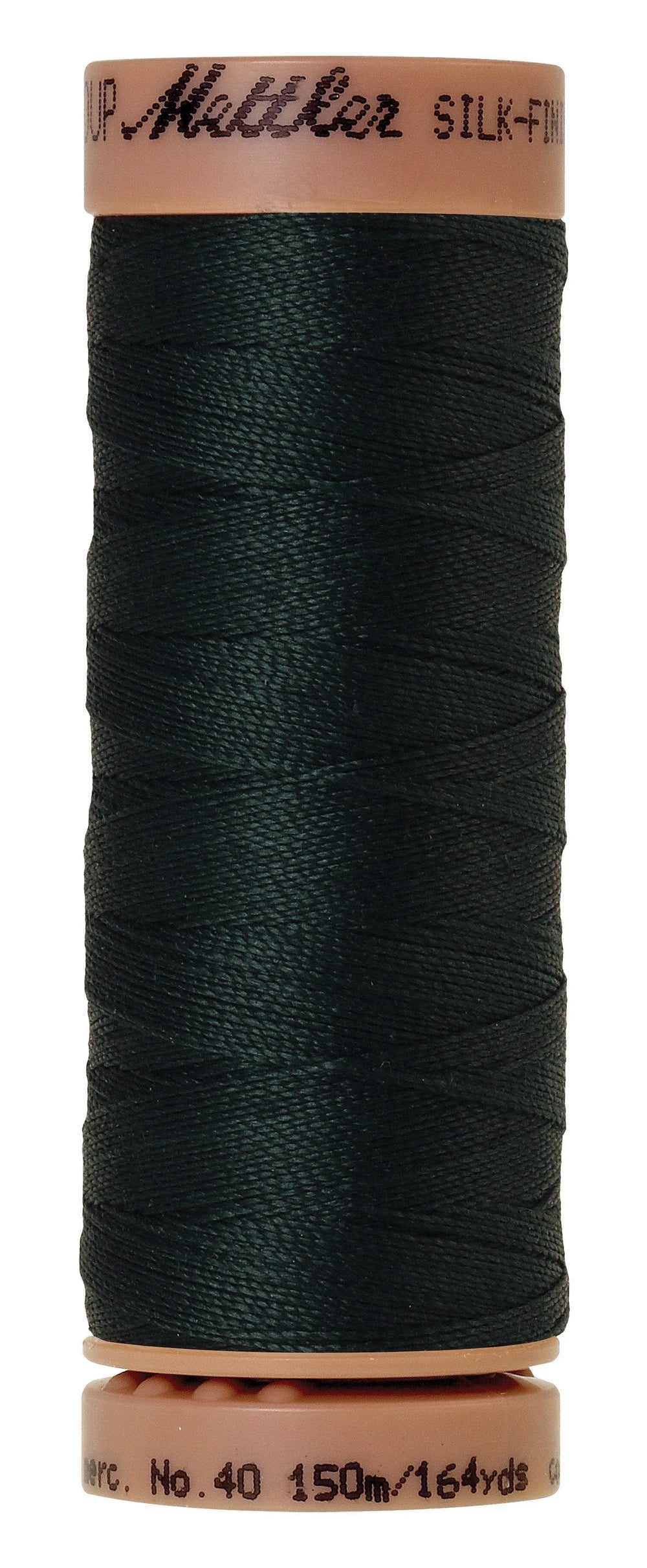 Fil de coton uni Mettler Silk-Finish 40wt 164 vg/150 m Forêt d'épinettes