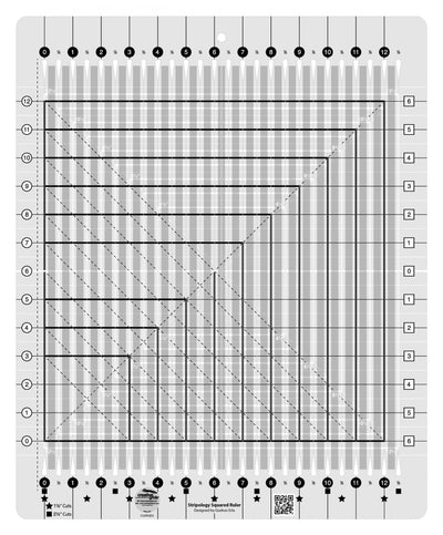 Règle Stripology Squared Creative Grids