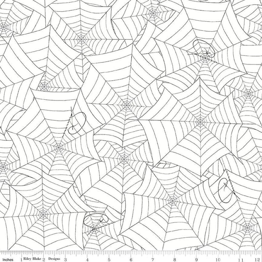 Riley Blake - Costume Maker's Act II - Web White - C16011-WHITE