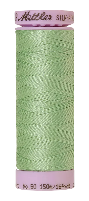 Mettler Silk-finish 50wt Solid Cotton Thread 164yd/150m Meadow