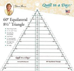 Règle Triangle 60 Degrés 8,5 pouces Quilt in a Day