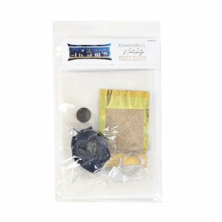 Ensemble d'embellissement Kimberbell pour coussin de banc Nativity