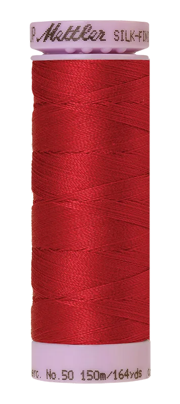 Fil de coton uni Mettler Silk-finish 50wt 164 vg/150 m Tulipe