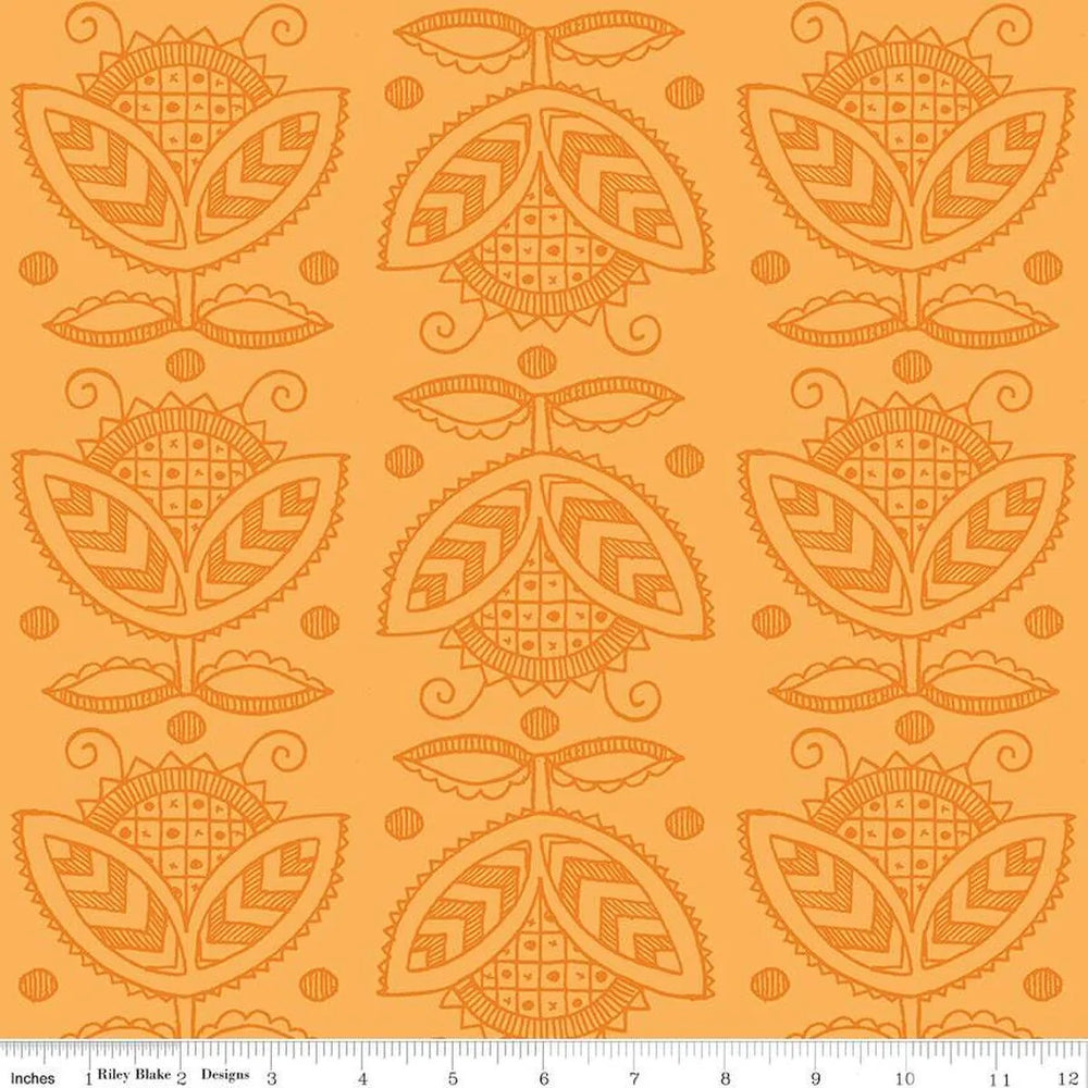 Riley Blake - Costume Maker's Act II - Thistle Orange - C16015-ORANGE