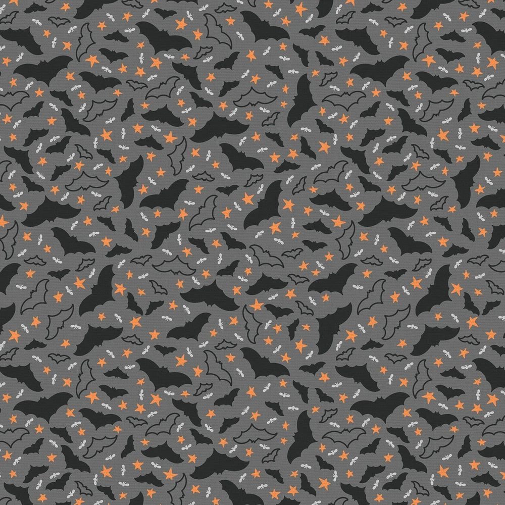 Trucs et friandises - Chauves-souris et insectes gris foncé par Paintbrush Studio