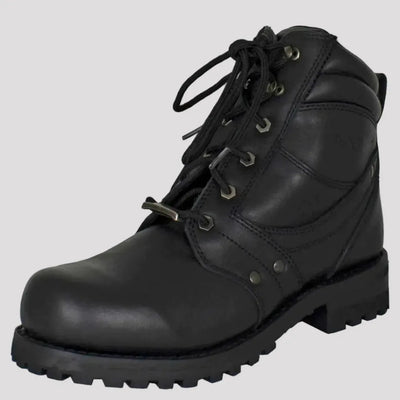 Bottes de moto à lacets 7 po pour hommes Route Ouverte