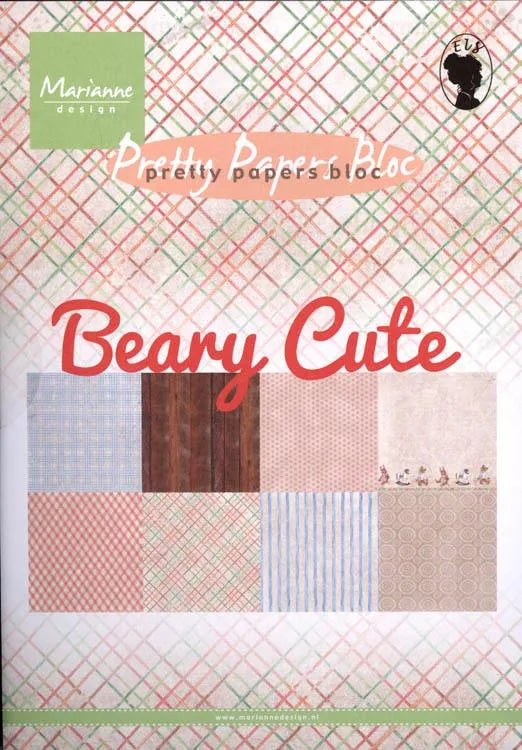 Bloc de papier Marianne Design A5 Beary Cute