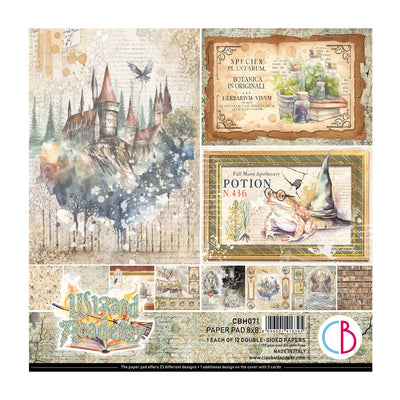 Bloc-notes Académie des Sorciers 8"x8" 12/Paq