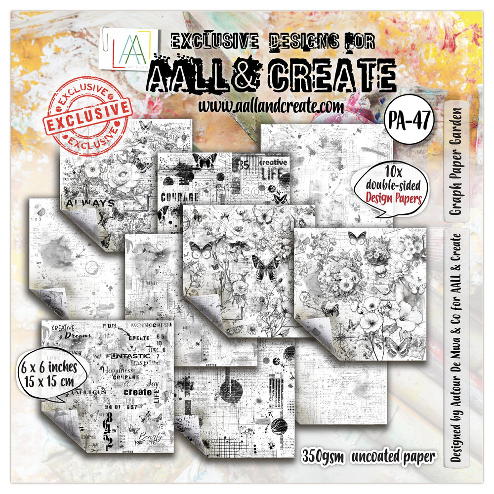 AALL and Create - 6x6 Design Paper - Graph Paper Garden — Ecstasy Crafts