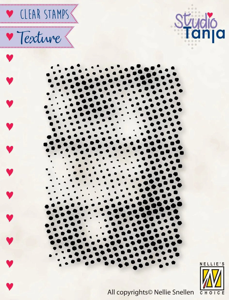 Nellie's Choice Texture Clear Stamp Dots — Ecstasy Crafts