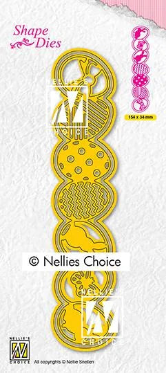 Shape Dies Easter Egg Border — Ecstasy Crafts