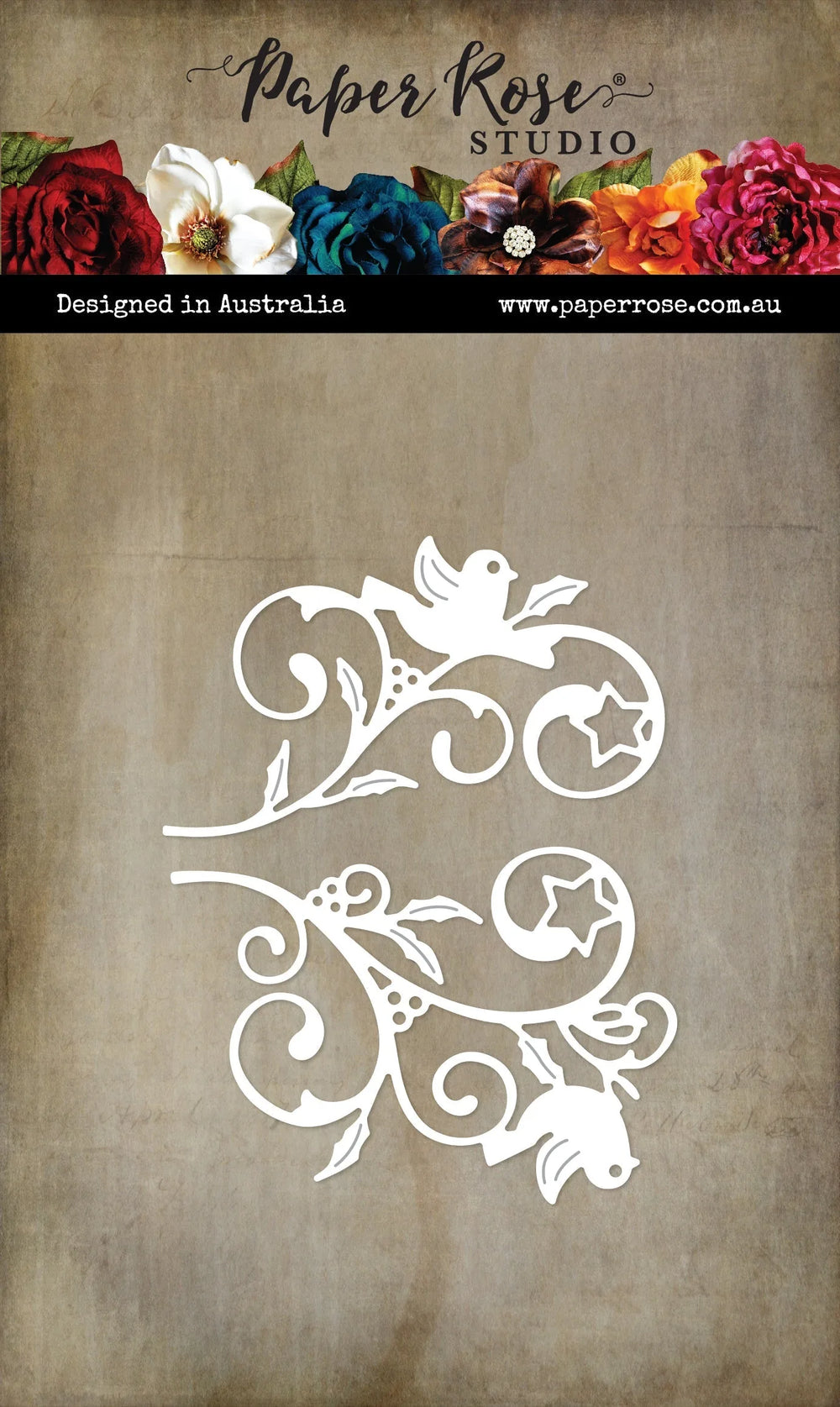 White Dove Small Flourishes Metal Cutting Die 32586 — Ecstasy Crafts