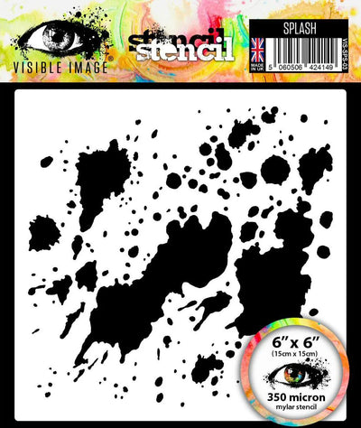 Pochoir Visible Image Splash - 6 x 6