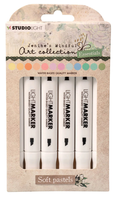 Marqueurs JMA Light Pastels Essentiels 95x152x32mm 12 PC no.14