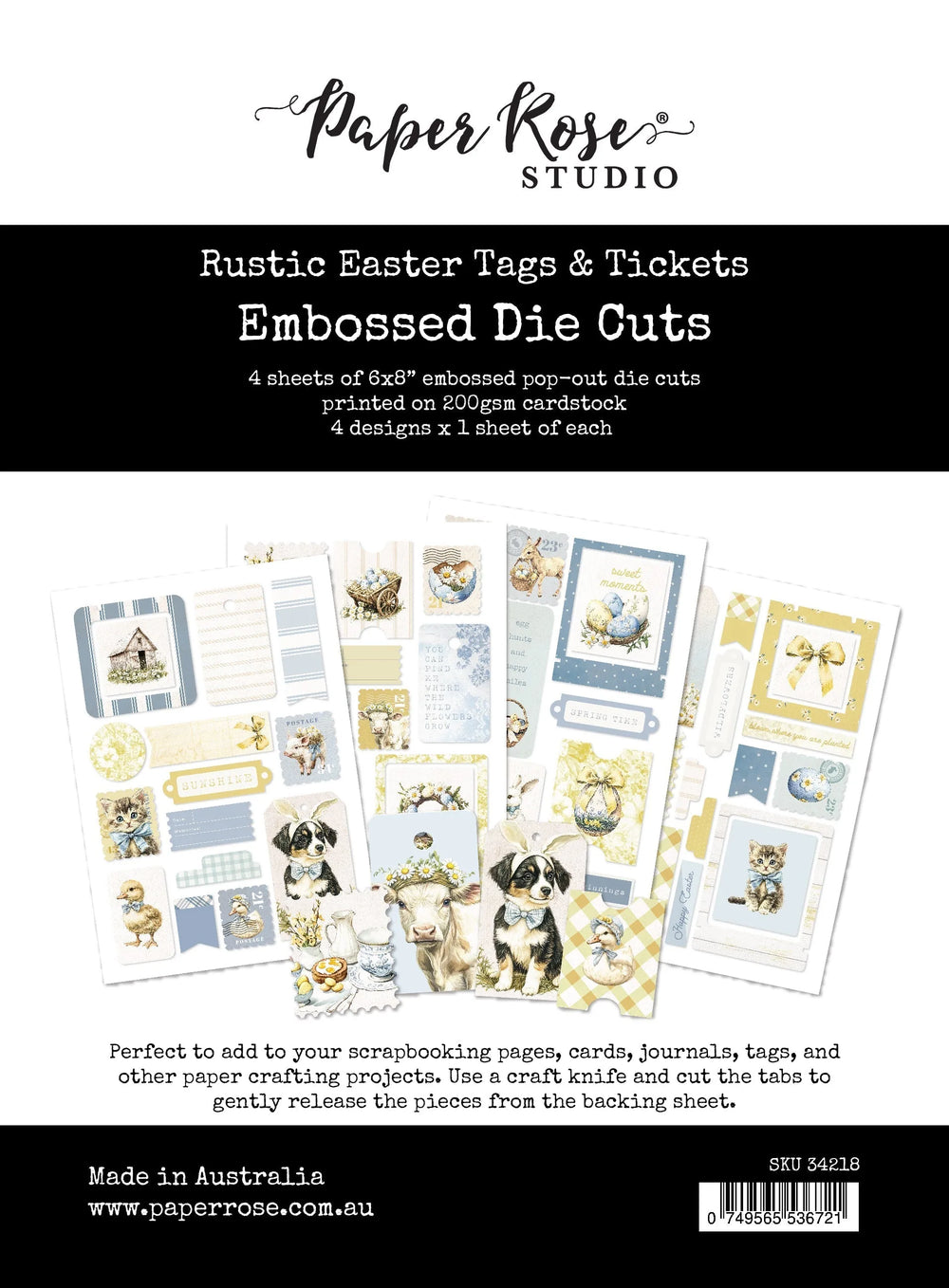 Rustic Easter Tags & Tickets Die Cuts 34218 — Ecstasy Crafts