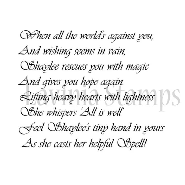 Lavinia Stamps - Shaylees Spell — Ecstasy Crafts