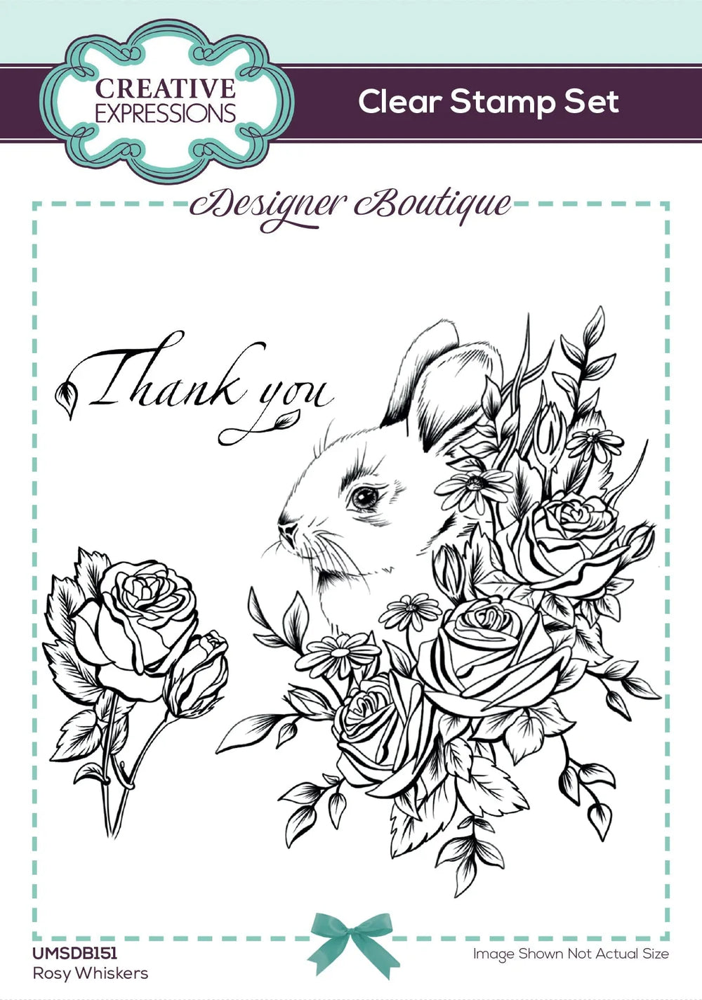 Creative Expressions Designer Boutique Rosy Whiskers 6 in x 4 in Stamp Set — Ecstasy Crafts