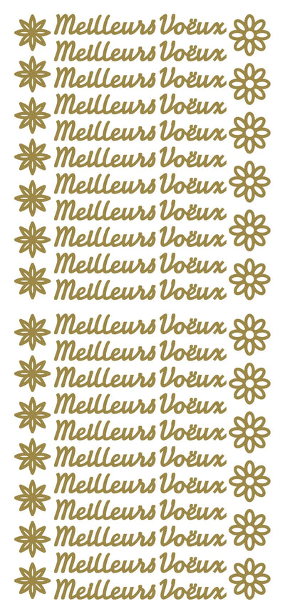 Autocollants à décoller - Meilleurs Vœux