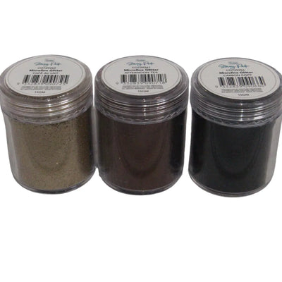 Ensemble de 3 paillettes microfines Stacey Park - Tons Terreux