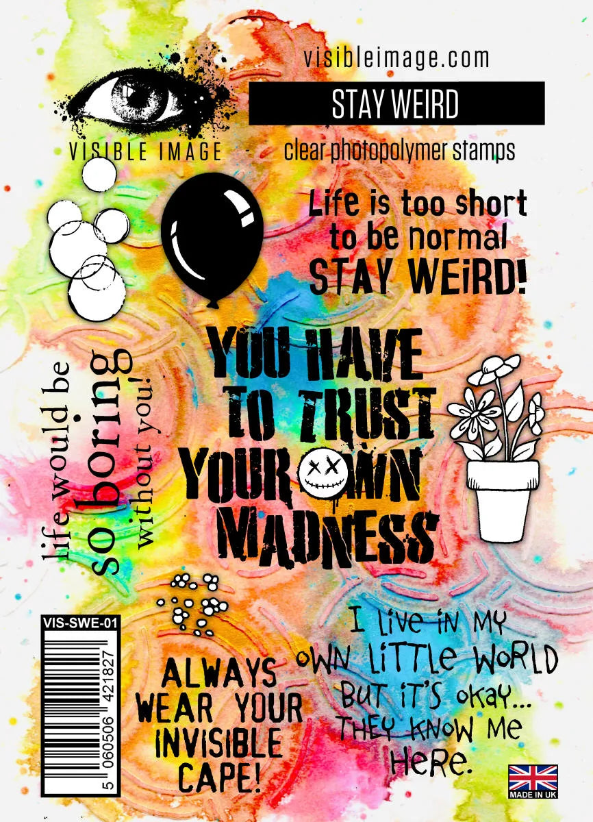 Visible Image Stay Weird - Ensemble de tampons A6