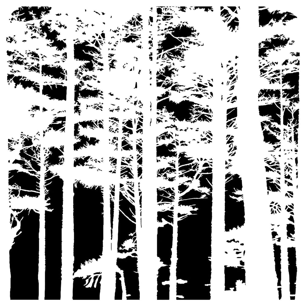 The Crafters Workshop 6x6 Stencil Tree Canopy