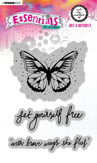 Tampon Cling ABM Just A Butterfly Essentials 105x148x6mm 1 PC no 129