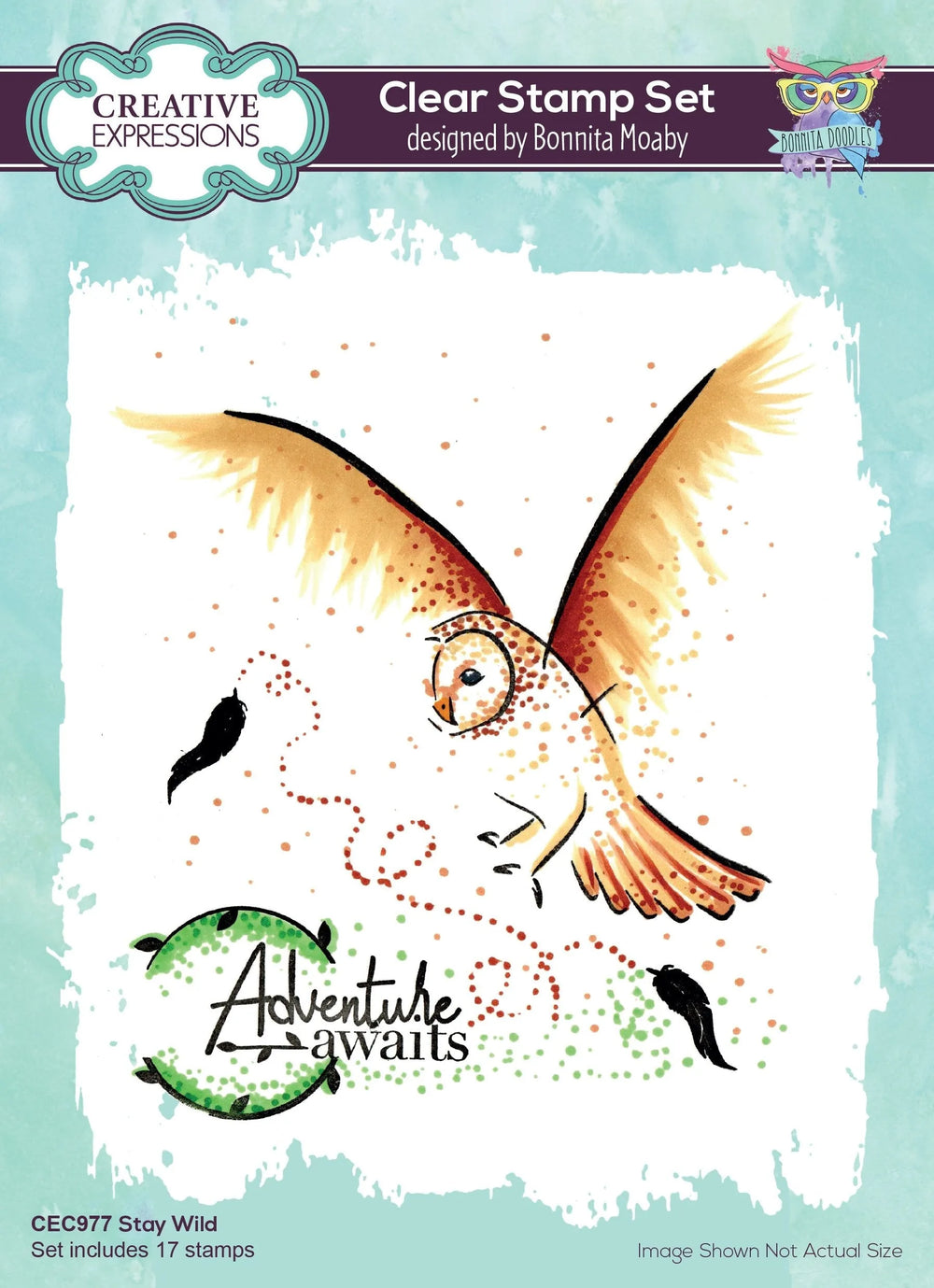 Creative Expressions Bonnita Moaby Stay Wild A5 Clear Stamp Set — Ecstasy Crafts
