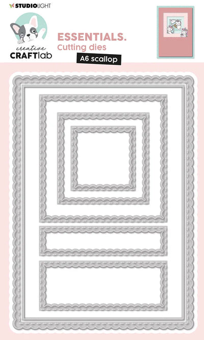 Matrice de découpe CCL Carré festonné Essentials 150x107x1mm 1 pc no 425