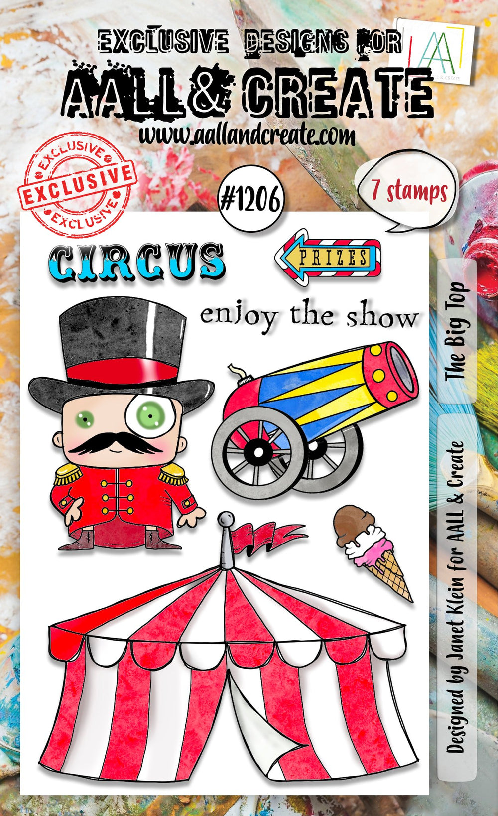 AALL and Create - A6 Stamp Set - The Big Top — Ecstasy Crafts