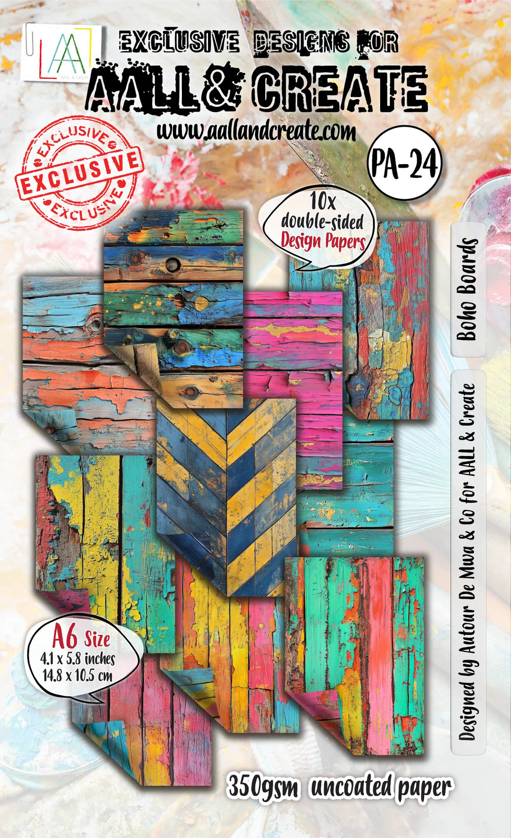 AALL and Create - A6 Design Paper - Boho Boards — Ecstasy Crafts