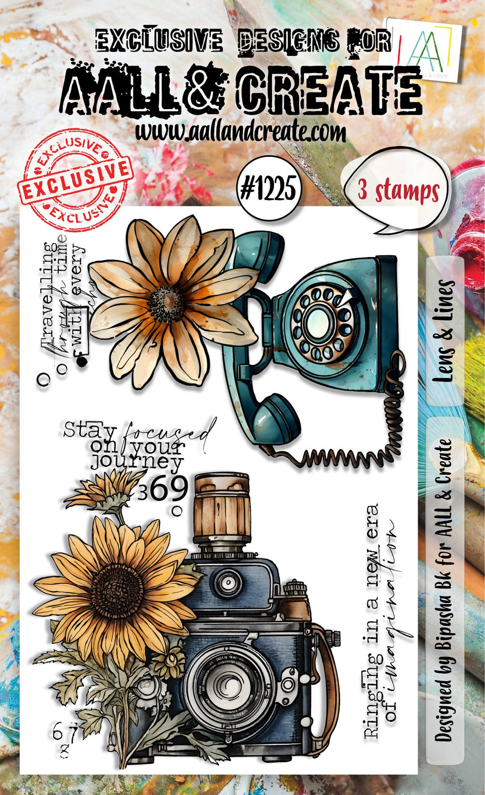 AALL and Create - A6 Stamp Set - Lens & Lines — Ecstasy Crafts