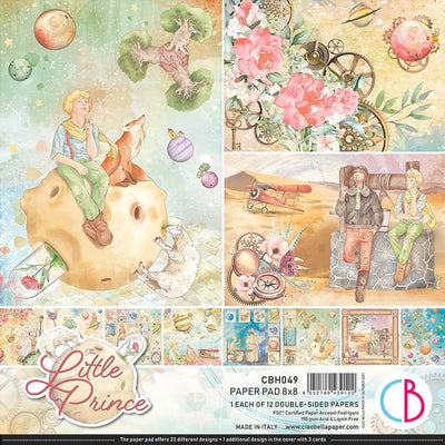 Ciao Bella Le Petit Prince Bloc-notes 8"x8" 12/Paq