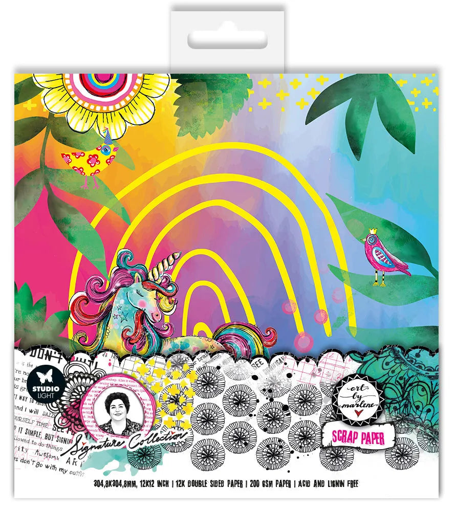 Ensemble de papier ABM, Collection Signature, 304,8x304,8x3mm, 12 feuilles, no 25