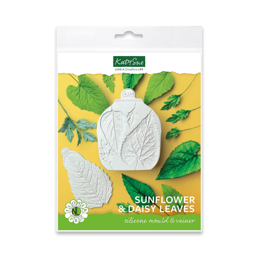 Moule et veinette en silicone pour feuilles de tournesol et de marguerite Flower Pro