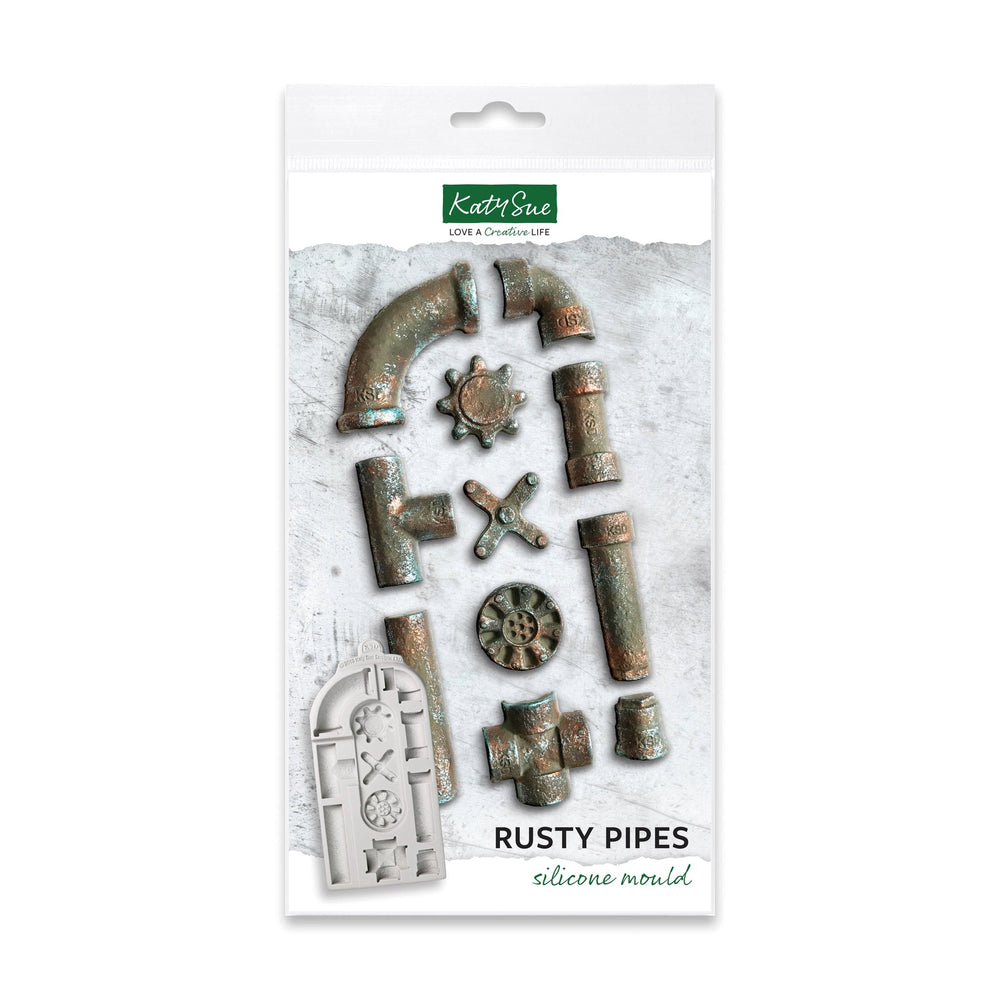 Rusty Pipes Silicone Mould — Ecstasy Crafts