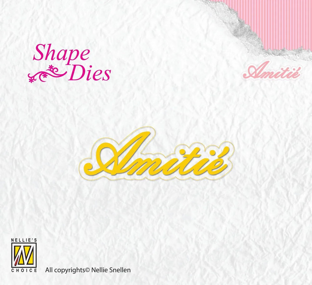 Nellie's Choice - Shape Die Amitié — Ecstasy Crafts