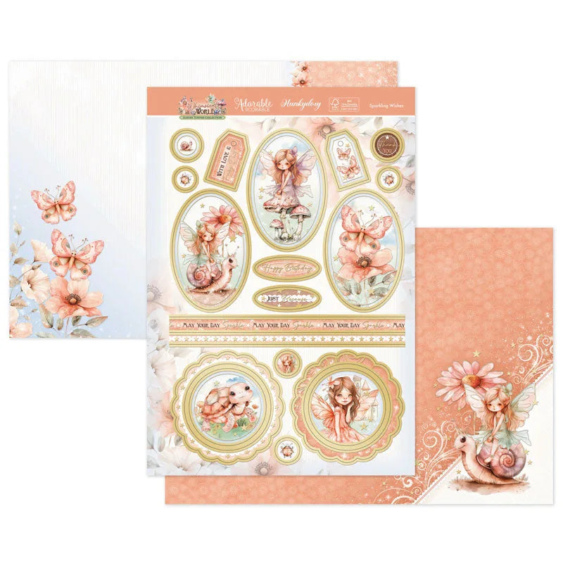 Ensemble de toppers de luxe Souhaits Scintillants