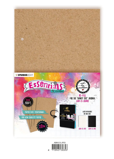 Pages de journal ABM pour ABM-ES-JOUR02 Kraft Essentials 125x180x8mm 20 F. no 03