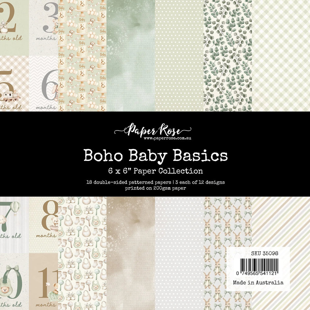 Boho Baby Basics 6x6 Paper Collection 35098 — Ecstasy Crafts