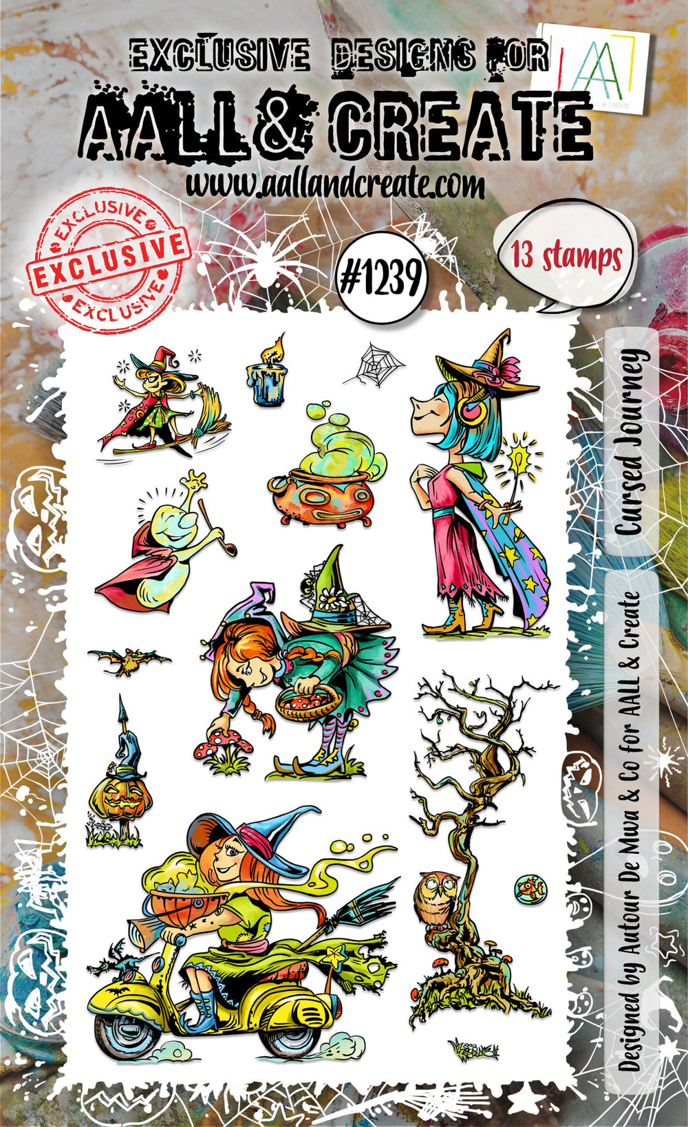 AALL and Create - A6 Stamp Set - Cursed Journey — Ecstasy Crafts