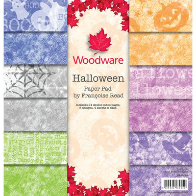 Woodware Francoise Read Halloween Bloc de papier 8 po x 8 po