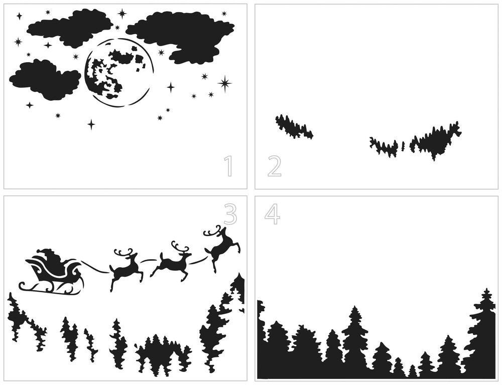 The Crafters Workshop Layered Santa Moon — Ecstasy Crafts