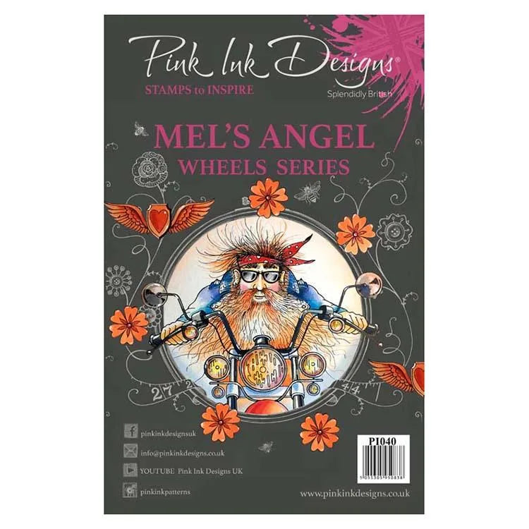 Pink Ink Designs Clear Stamp Mel's Angel — Ecstasy Crafts