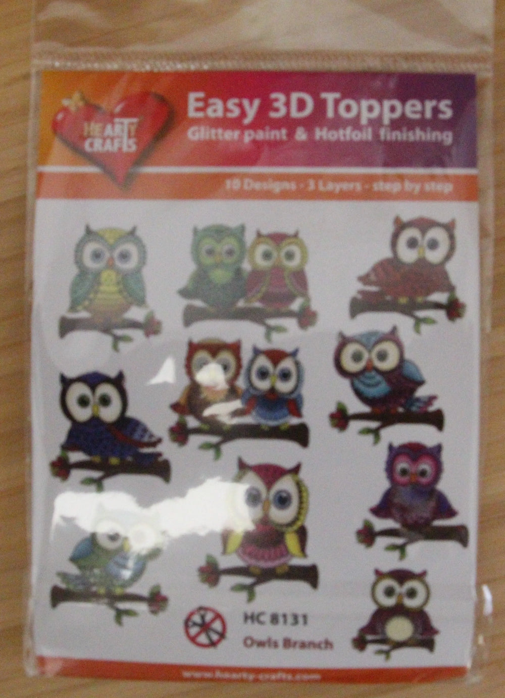 Easy 3-D Toppers Owls Branch — Ecstasy Crafts