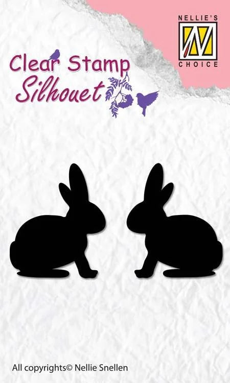 Nellie's Choice - Clear Stamp Silhouette Hare — Ecstasy Crafts