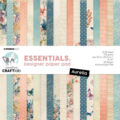 Bloc de papier CCL Designer Aurelia 170gsm Essentials 36 feuilles